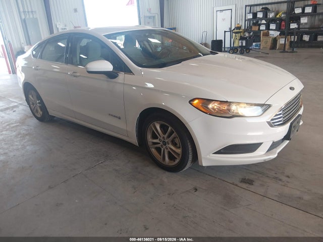 Продаж на аукціоні авто 2018 Ford Fusion Hybrid S, vin: 3FA6P0UU5JR141785, номер лоту: 46136021