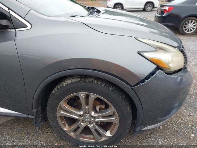 Продаж на аукціоні авто 2016 Nissan Murano Platinum, vin: 5N1AZ2MG9GN139503, номер лоту: 46136108