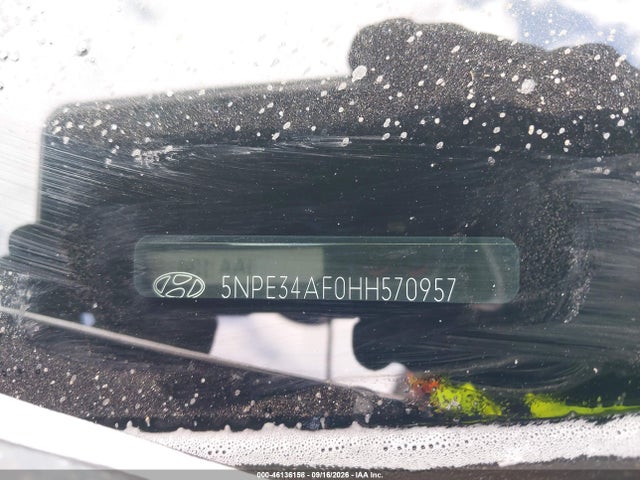 Aukcja sprzedaży 2017 Hyundai Sonata Limited, vin: 5NPE34AF0HH570957, numer aukcji: 46136158