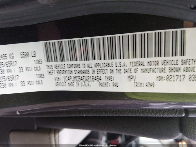 2014 Jeep Cherokee Latitude მანქანა იყიდება აუქციონზე, vin: 1C4PJMCB4EW216454, აუქციონის ნომერი: 46136249