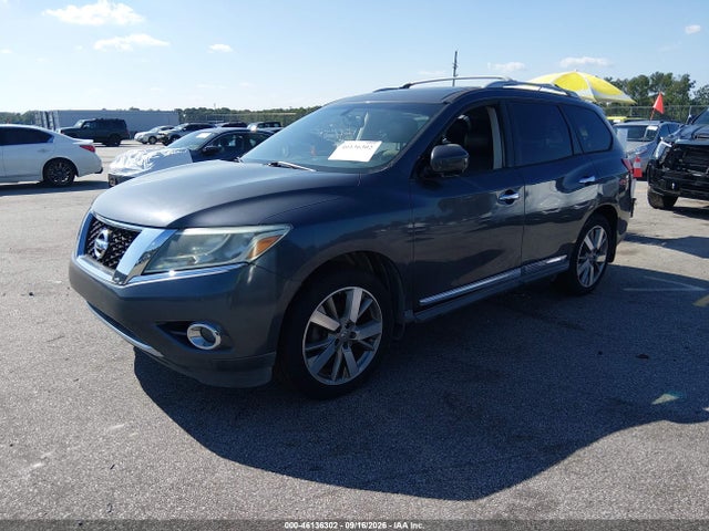 2013 Nissan Pathfinder Platinum მანქანა იყიდება აუქციონზე, vin: 5N1AR2MM4DC673330, აუქციონის ნომერი: 46136302