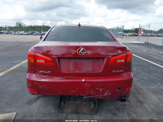 46136364 :رقم المزاد ، JTHBK262182060620 vin ، 2008 Lexus Is 250 مزاد بيع