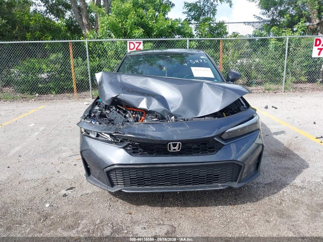 Продаж на аукціоні авто 2025 Honda Civic Hybrid Sport/sport Touring, vin: 2HGFE4F8XSH305473, номер лоту: 46136599