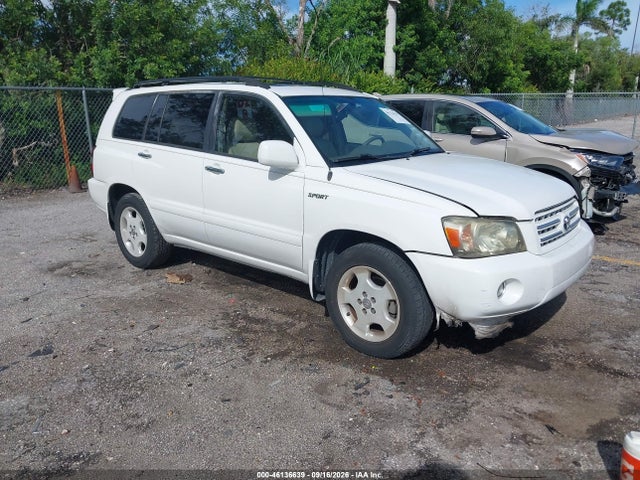46136639 :رقم المزاد ، JTEGP21A270128582 vin ، 2007 Toyota Highlander Sport V6 مزاد بيع