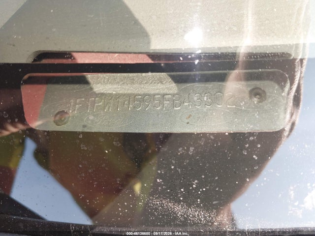 Aukcja sprzedaży 2005 Ford F-150 Fx4/lariat/xlt, vin: 1FTPW14595FB43302, numer aukcji: 46136680
