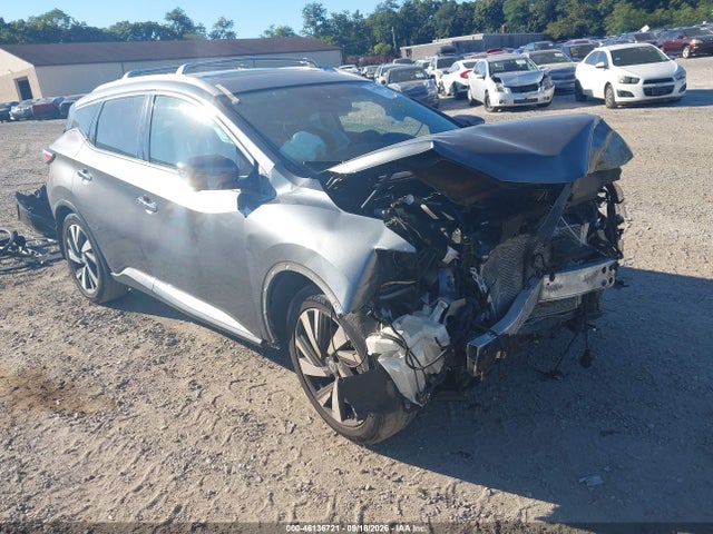 2015 Nissan Murano Platinum მანქანა იყიდება აუქციონზე, vin: 5N1AZ2MH9FN286380, აუქციონის ნომერი: 46136721