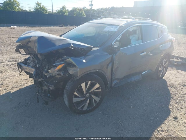 46136721 :رقم المزاد ، 5N1AZ2MH9FN286380 vin ، 2015 Nissan Murano Platinum مزاد بيع