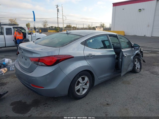 2015 Hyundai Elantra Se მანქანა იყიდება აუქციონზე, vin: 5NPDH4AE2FH562103, აუქციონის ნომერი: 46136733