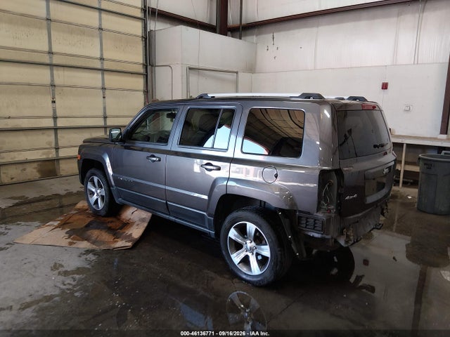 2017 Jeep Patriot High Altitude 4x4 მანქანა იყიდება აუქციონზე, vin: 1C4NJRFB9HD113840, აუქციონის ნომერი: 46136771