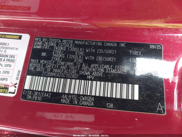 Lexus Rx 350h Premium 2025 2T2BBMCA2SC102807 Image 18