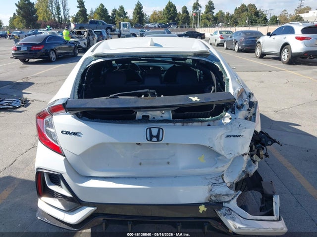 Продаж на аукціоні авто 2021 Honda Civic Sport, vin: SHHFK7H46MU420386, номер лоту: 46136840