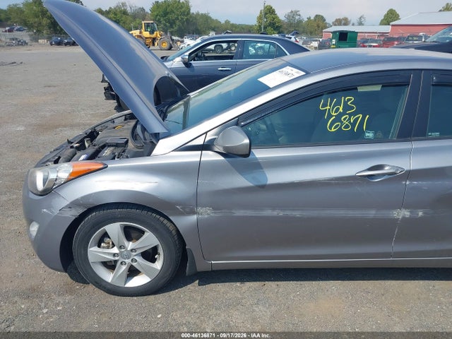 2013 Hyundai Elantra Gls მანქანა იყიდება აუქციონზე, vin: KMHDH4AE1DU529950, აუქციონის ნომერი: 46136871