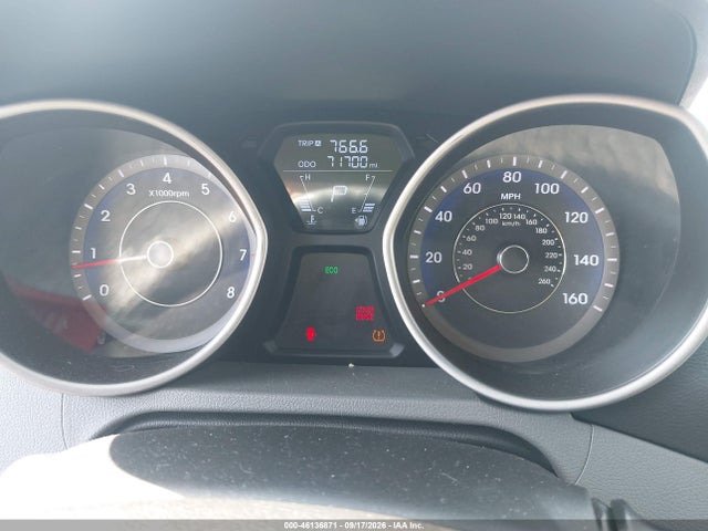 2013 Hyundai Elantra Gls მანქანა იყიდება აუქციონზე, vin: KMHDH4AE1DU529950, აუქციონის ნომერი: 46136871
