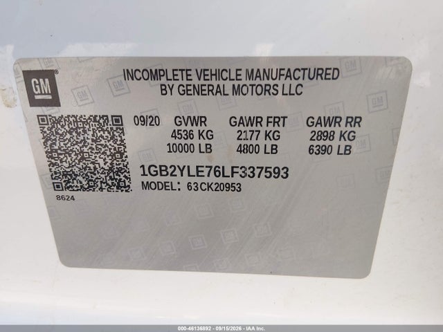 Продаж на аукціоні авто 2020 Chevrolet Silverado 2500hd 4wd  Long Bed Wt, vin: 1GB2YLE76LF337593, номер лоту: 46136892