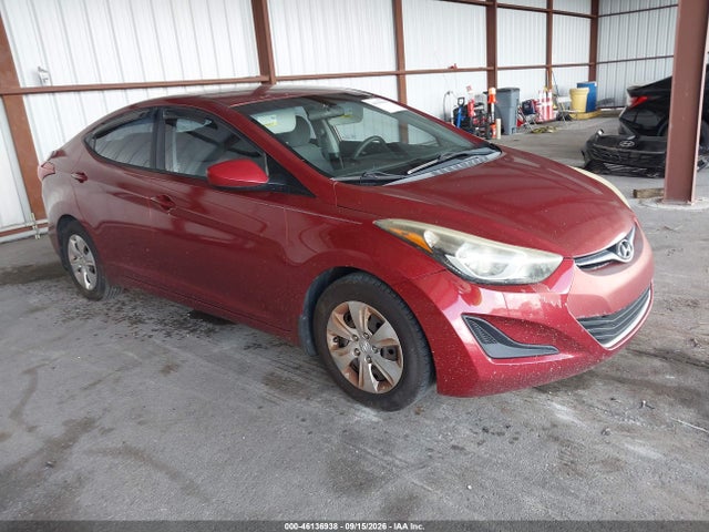 Продажа на аукционе авто 2016 Hyundai Elantra Se, vin: 5NPDH4AEXGH719491, номер лота: 46136938
