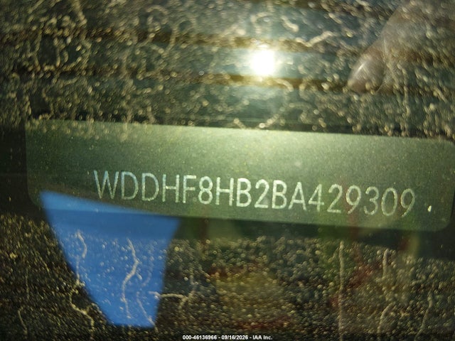 46136966 :رقم المزاد ، WDDHF8HB2BA429309 vin ، 2011 Mercedes-benz E 350 4matic مزاد بيع