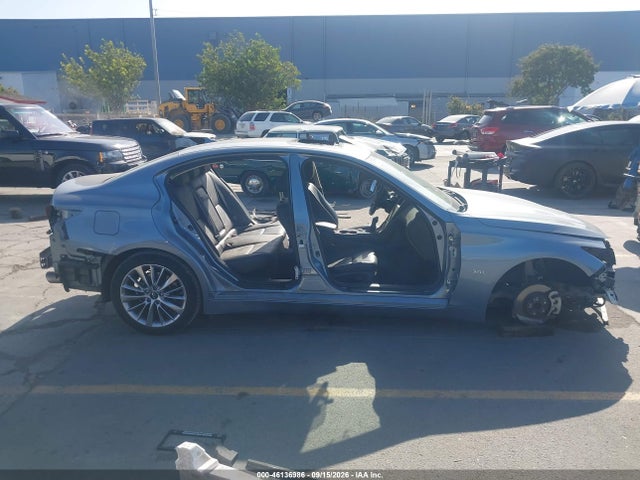 46136986 :رقم المزاد ، JN1EV7AP0JM363360 vin ، 2018 Infiniti Q50 3.0t Luxe مزاد بيع