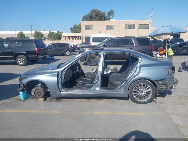 46136986 :رقم المزاد ، JN1EV7AP0JM363360 vin ، 2018 Infiniti Q50 3.0t Luxe مزاد بيع