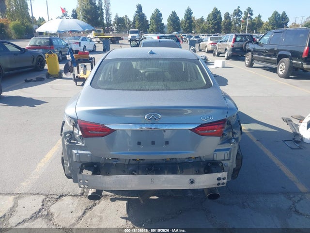 46136986 :رقم المزاد ، JN1EV7AP0JM363360 vin ، 2018 Infiniti Q50 3.0t Luxe مزاد بيع