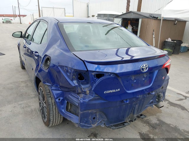 Продаж на аукціоні авто 2016 Toyota Corolla S Plus, vin: 5YFBURHE0GP367949, номер лоту: 46137049