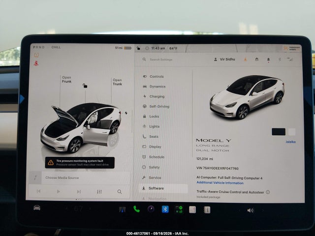 Aukcja sprzedaży 2024 Tesla Model Y Long Range Dual Motor All-wheel Drive, vin: 7SAYGDEEXRF047760, numer aukcji: 46137061