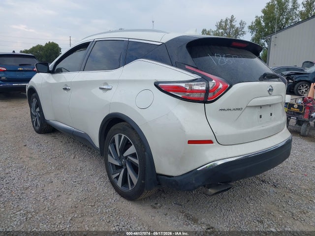 Продажа на аукционе авто 2017 Nissan Murano Platinum, vin: 5N1AZ2MH1HN186731, номер лота: 46137074
