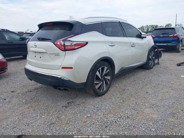 Продажа на аукционе авто 2017 Nissan Murano Platinum, vin: 5N1AZ2MH1HN186731, номер лота: 46137074
