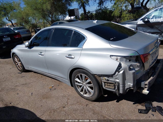 46137190 :رقم المزاد ، JN1BV7AP1EM677981 vin ، 2014 Infiniti Q50 Premium مزاد بيع
