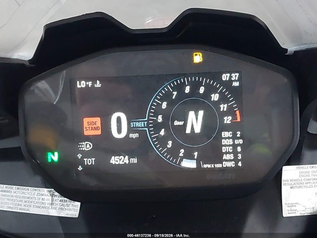 Aukcja sprzedaży 2021 Ducati Panigale V2, vin: ZDMHAATW2MB005186, numer aukcji: 46137236