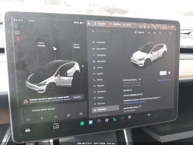 5YJYGDEE5LF011110 Tesla Model Y Long Range Dual Motor All-wheel Drive