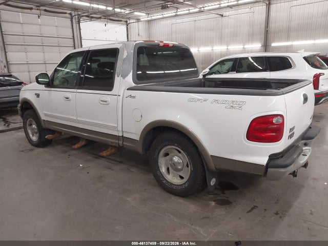 2001 Ford F-150 King Ranch Edition/lariat/xlt მანქანა იყიდება აუქციონზე, vin: 1FTRW08L51KB86578, აუქციონის ნომერი: 46137459
