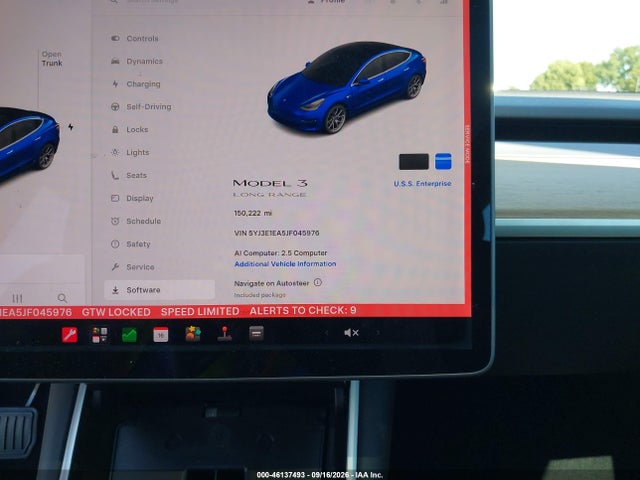 Aukcja sprzedaży 2018 Tesla Model 3 Long Range/mid Range, vin: 5YJ3E1EA5JF045976, numer aukcji: 46137493
