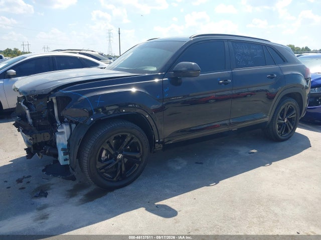 46137511 :رقم المزاد ، 1V2AE2CA8SC214515 vin ، 2025 Volkswagen Atlas Cross Sport 2.0t Sel R-line Black مزاد بيع