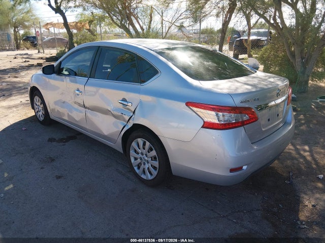 2015 Nissan Sentra S მანქანა იყიდება აუქციონზე, vin: 3N1AB7AP1FY355991, აუქციონის ნომერი: 46137536