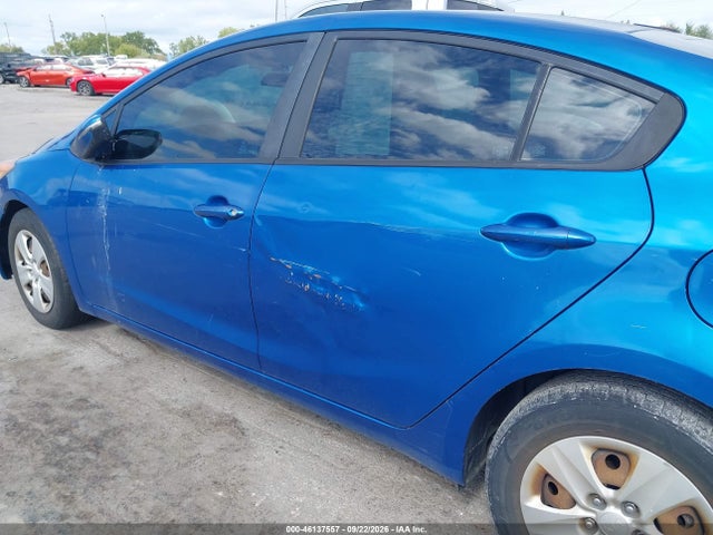 Продажа на аукционе авто 2015 Kia Forte Lx, vin: KNAFX4A62F5322857, номер лота: 46137557