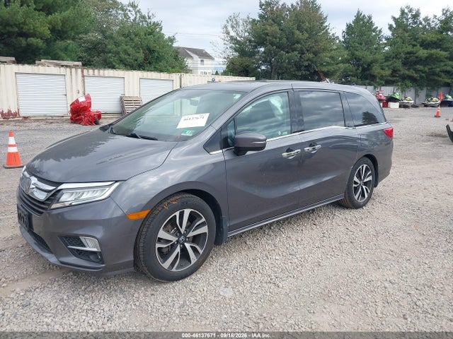 2018 Honda Odyssey Elite მანქანა იყიდება აუქციონზე, vin: 5FNRL6H91JB089536, აუქციონის ნომერი: 46137671