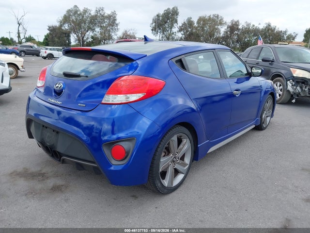 2015 Hyundai Veloster Turbo R-spec მანქანა იყიდება აუქციონზე, vin: KMHTC6AE5FU224637, აუქციონის ნომერი: 46137753