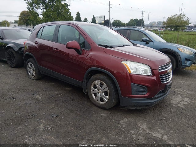 46137773 :رقم المزاد ، 3GNCJKSB1GL153897 vin ، 2016 Chevrolet Trax 1ls مزاد بيع