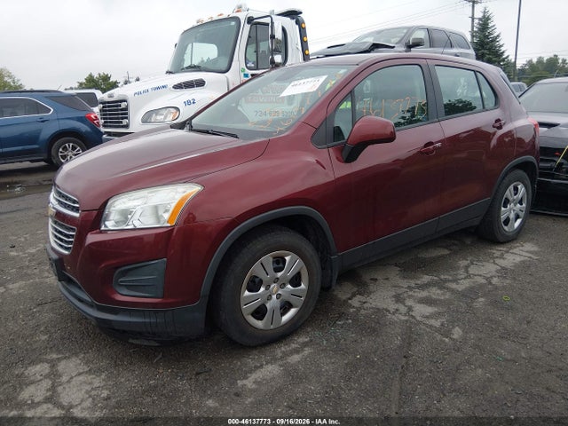 Продаж на аукціоні авто 2016 Chevrolet Trax 1ls, vin: 3GNCJKSB1GL153897, номер лоту: 46137773