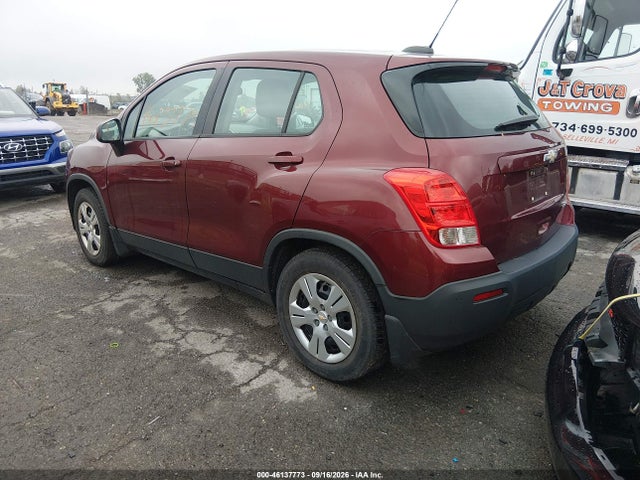 Продаж на аукціоні авто 2016 Chevrolet Trax 1ls, vin: 3GNCJKSB1GL153897, номер лоту: 46137773