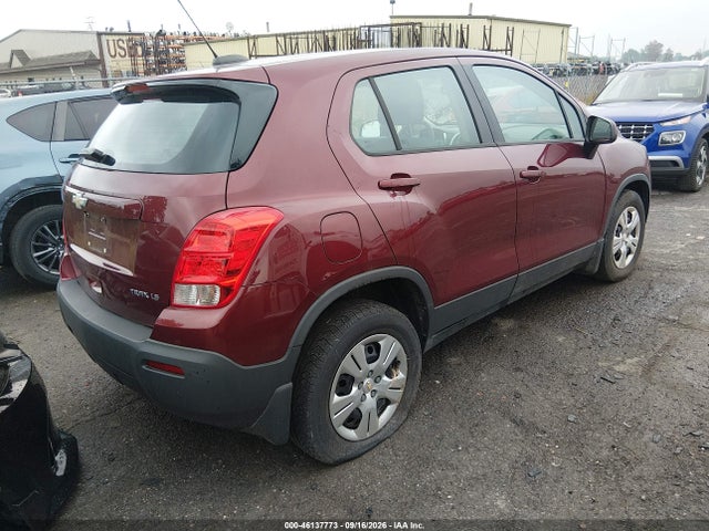 Продаж на аукціоні авто 2016 Chevrolet Trax 1ls, vin: 3GNCJKSB1GL153897, номер лоту: 46137773