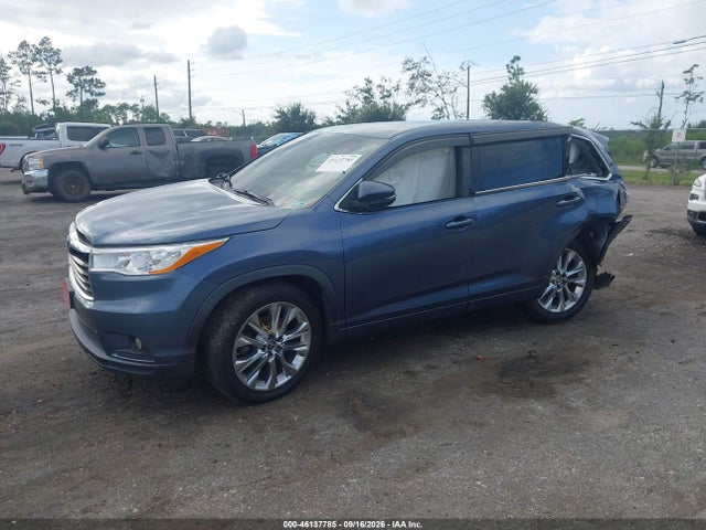 2015 Toyota Highlander Le Plus V6 მანქანა იყიდება აუქციონზე, vin: 5TDZKRFH0FS045223, აუქციონის ნომერი: 46137785