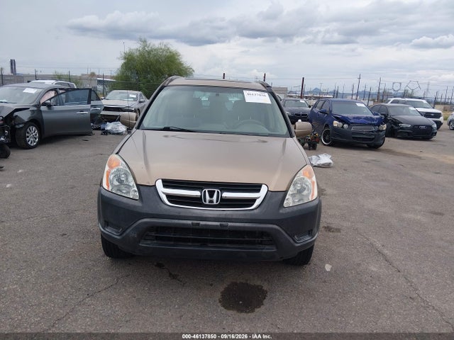 2002 Honda Cr-v Ex მანქანა იყიდება აუქციონზე, vin: JHLRD78812C074692, აუქციონის ნომერი: 46137850