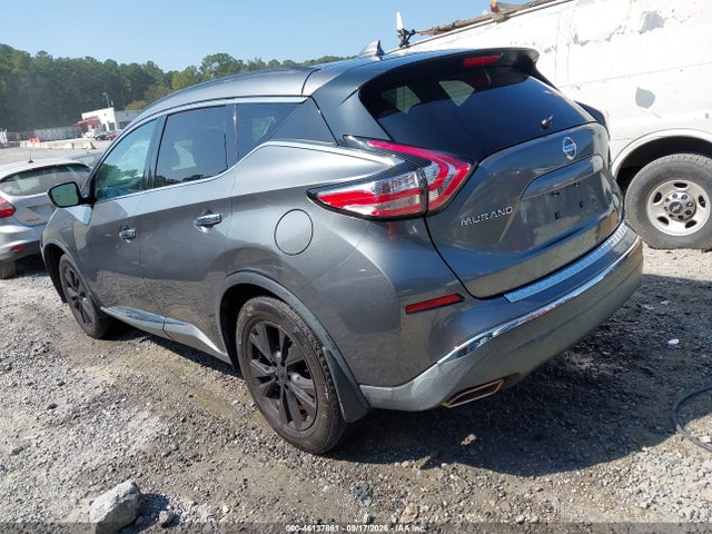 Aukcja sprzedaży 2017 Nissan Murano S/sl/sv/platinum, vin: 5N1AZ2MH9HN121867, numer aukcji: 46137861