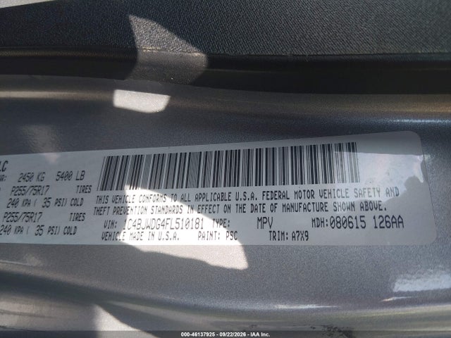 Aukcja sprzedaży 2015 Jeep Wrangler Unlimited Sport, vin: 1C4BJWDG4FL510181, numer aukcji: 46137925