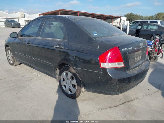 2009 Kia Spectra Lx მანქანა იყიდება აუქციონზე, vin: KNAFE221X95619313, აუქციონის ნომერი: 46137955