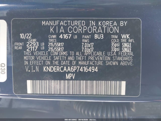 KIA SELTOS EX 2023 KNDERCAA6P7416494 Image 9