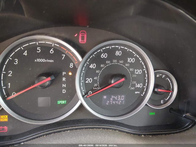 46138090 :رقم المزاد ، 4S4BP61C277302483 vin ، 2007 Subaru Outback 2.5i Basic مزاد بيع
