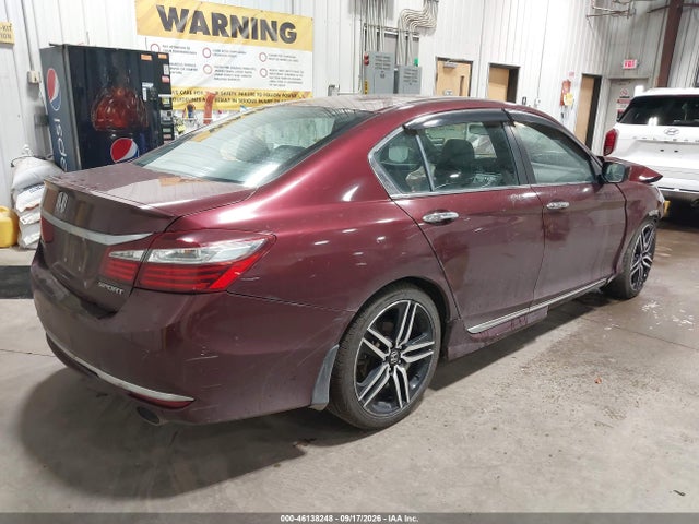 Продаж на аукціоні авто 2016 Honda Accord Sport, vin: 1HGCR2F58GA020178, номер лоту: 46138248
