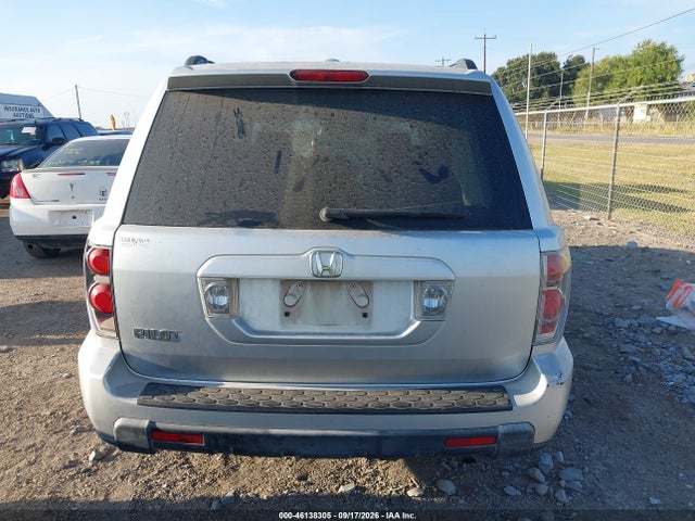 2007 Honda Pilot Ex-l მანქანა იყიდება აუქციონზე, vin: 5FNYF28607B024512, აუქციონის ნომერი: 46138305